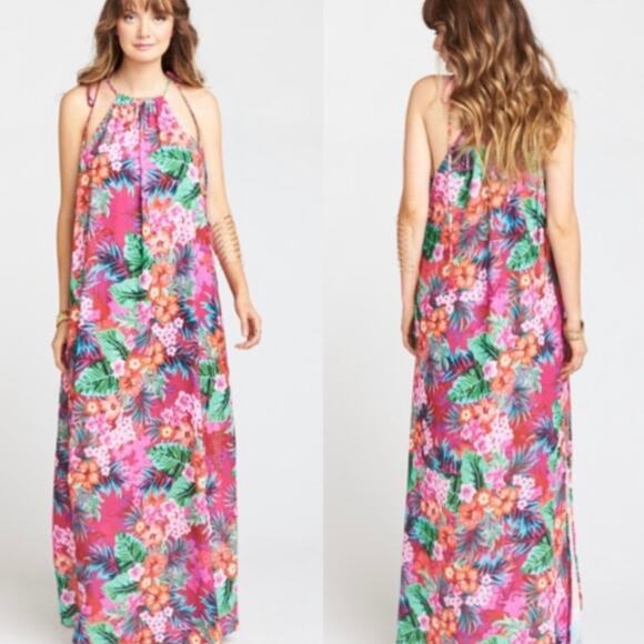 Show Me Your Mumu Rochester Maxi Daffodil Medium Vibrant Tropical Flowers - Picture 1 of 11